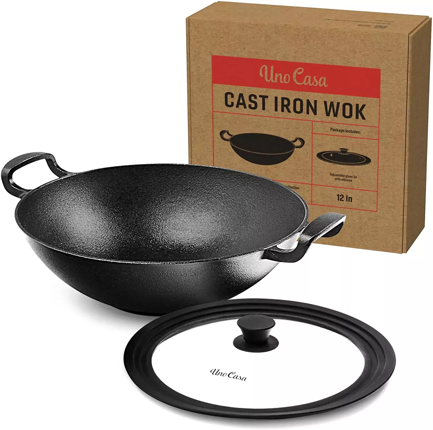 Uno Casa Cast Iron Wok